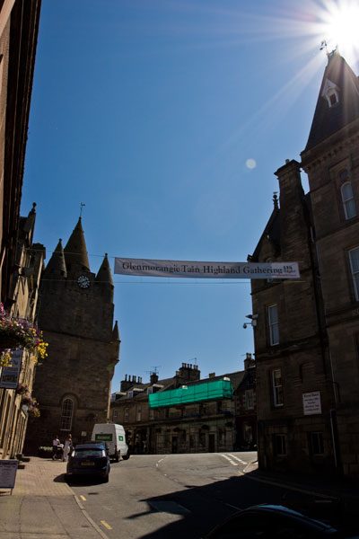 Historic street in Tain